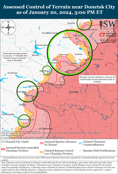
Войска РФ, вероятно, продвинулись восточнее Купянска: карты боев ISW 