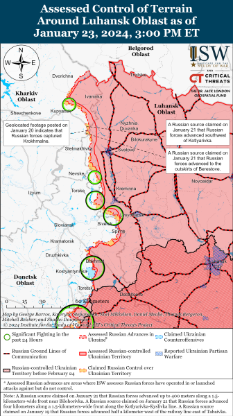 Россияне безуспешно пытались вернуть позиции в Крынках: карты ISW
Россияне безуспешно пытались вернуть позиции в Крынках: карты ISW