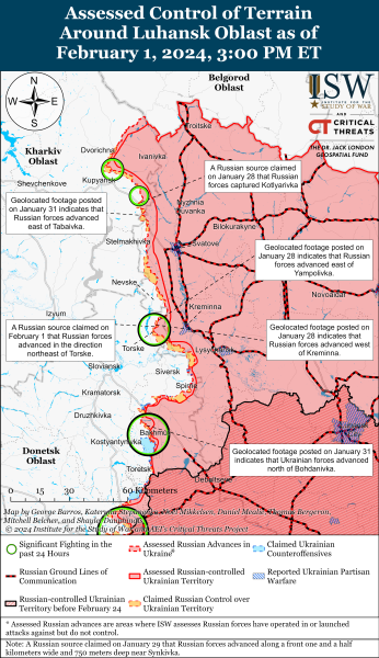 ВСУ продвинулись к юго-западу от Старомайорского: карты ISW
ВСУ продвинулись к юго-западу от Старомайорского: карты ISW