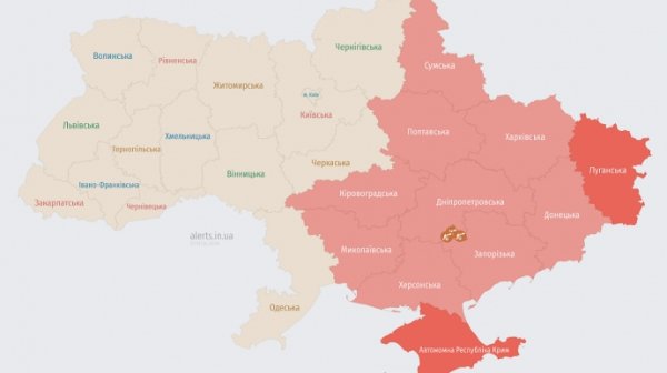 В части страны объявлена угроза баллистики В части страны объявлена угроза баллистики