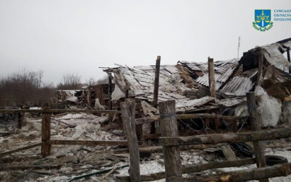 Внаслідок російських ударів по Сумщині загинули три людини
Внаслідок російських ударів по Сумщині загинули три людини
