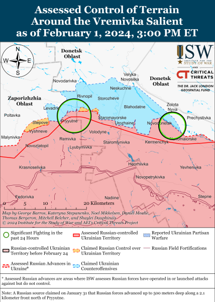 ВСУ продвинулись к юго-западу от Старомайорского: карты ISW
ВСУ продвинулись к юго-западу от Старомайорского: карты ISW