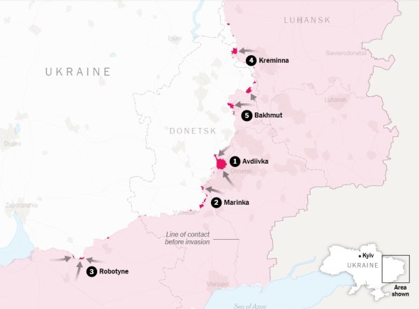 
П'ять загроз. Як вихід ЗСУ з Авдіївки змінить фронт та чи є сили відбити удар РФ 