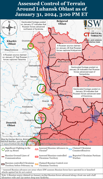 ВСУ ведут позиционные бои к юго-западу от Донецка: карты ISW
ВСУ ведут позиционные бои к юго-западу от Донецка: карты ISW