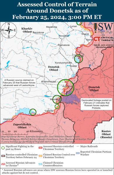 Російські війська з великими зусиллями намагаються просунутися в Роботине: карти ISW
Російські війська з великими зусиллями намагаються просунутися в Роботине: карти ISW