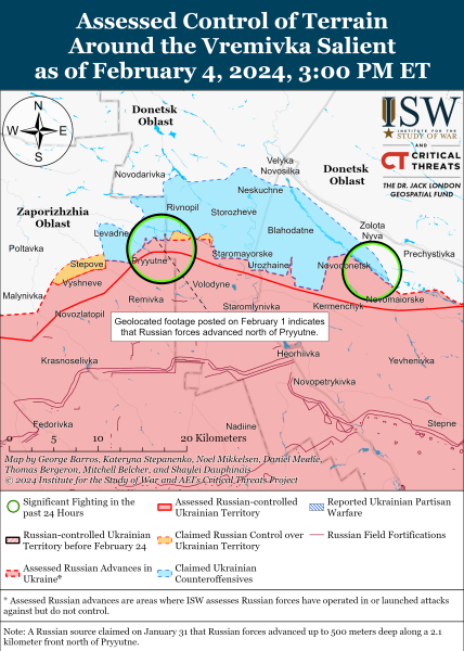 Россияне активизировали атаки в направлении Часового Яра: карты ISW
Россияне активизировали атаки в направлении Часового Яра: карты ISW