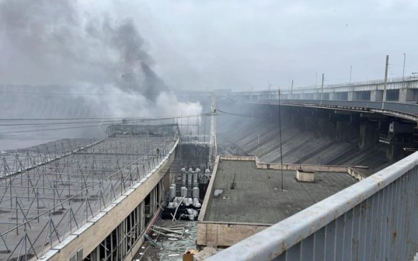Орієнтовні збитки довкіллю від російського удару по ДніпроГЕС становлять понад 140 млн гривень
Орієнтовні збитки довкіллю від російського удару по ДніпроГЕС становлять понад 140 млн гривень
