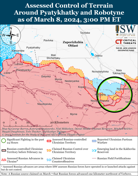 ЗСУ змусили російські війська відступити на Донецькому напрямку: карти ISW
ЗСУ змусили російські війська відступити на Донецькому напрямку: карти ISW