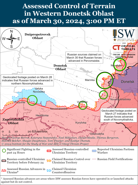 Росіяни зосереджуються на Лиманському напрямку: карти ISW
Росіяни зосереджуються на Лиманському напрямку: карти ISW