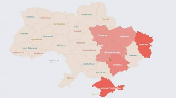 Россияне запустили "Шахеды": в ряде областей тревога Россияне запустили "Шахеды": в ряде областей тревога