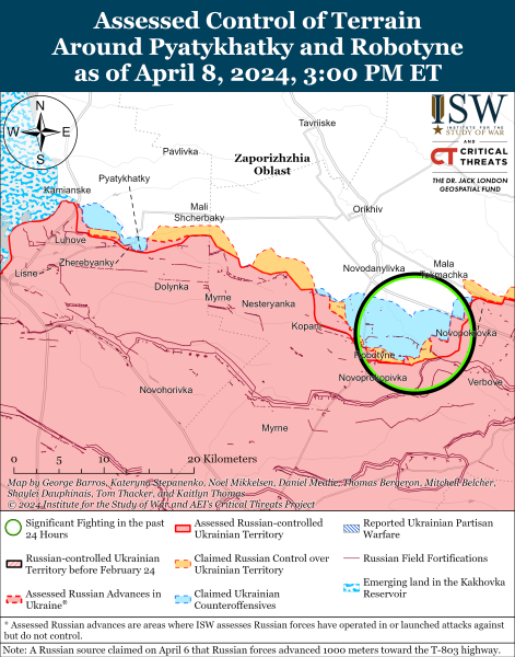 ISW фіксує просування росіян на кількох напрямках фронту: карти боїв
ISW фіксує просування росіян на кількох напрямках фронту: карти боїв