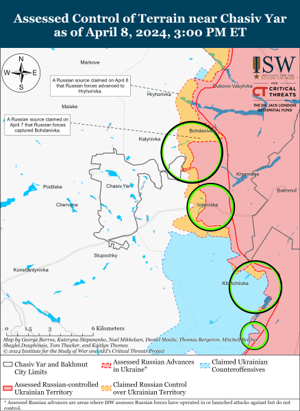 ISW фіксує просування росіян на кількох напрямках фронту: карти боїв
ISW фіксує просування росіян на кількох напрямках фронту: карти боїв