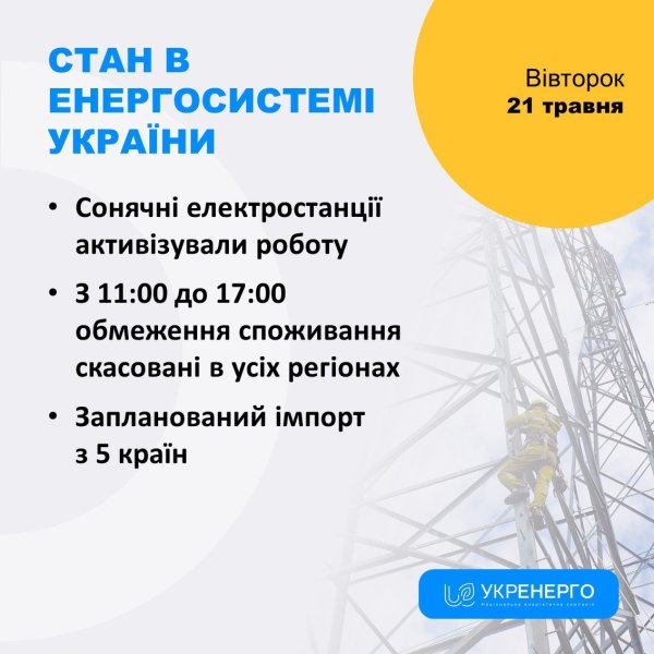 В Україні скасували відключення світла сьогодні вдень: у чому причина
В Україні скасували відключення світла сьогодні вдень: у чому причина