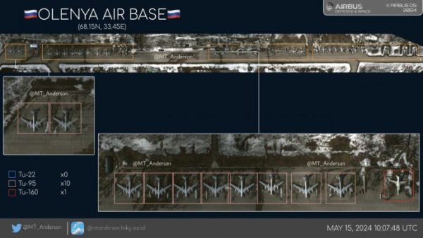 Defense Express: Россияне перебросили на базу "Оленья" треть бомбардировщиков Defense Express: Россияне перебросили на базу "Оленья" треть бомбардировщиков