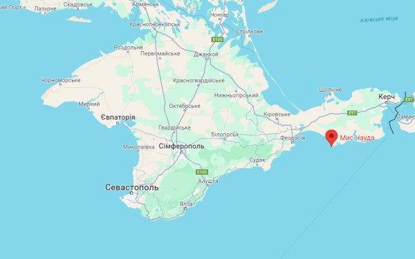 
У ЗСУ заінтригували заявою про мис Чауда у Криму, звідки росіяни запускають "Шахеди" 