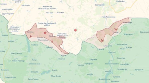 DeepState: Россияне оккупировали 6 поселков на Харьковщине DeepState: Россияне оккупировали 6 поселков на Харьковщине