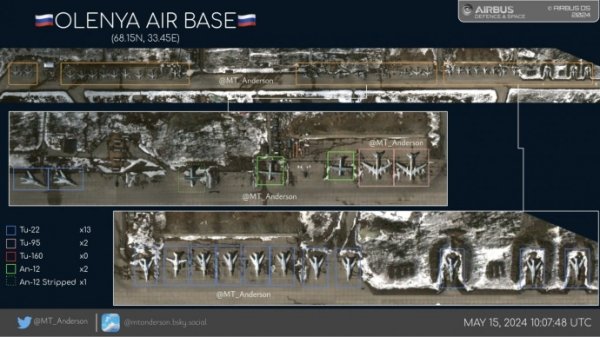 Defense Express: Россияне перебросили на базу "Оленья" треть бомбардировщиков Defense Express: Россияне перебросили на базу "Оленья" треть бомбардировщиков