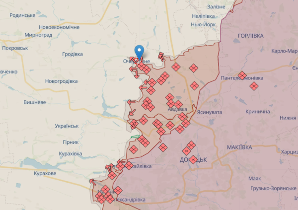 
Бої за Очеретине під Авдіївкою. Ворогу вдалося прорватися і закріпитися, ЗСУ ввели резерви 