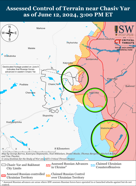 ISW не підтверджує захоплення російською ДРГ села Рижівка у Сумській області: карти
ISW не підтверджує захоплення російською ДРГ села Рижівка у Сумській області: карти