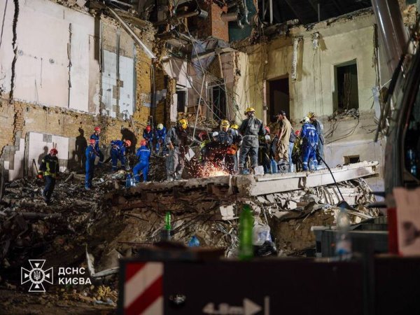 Унаслідок вчорашньої атаки ворога по Києву загинуло 33 людини (оновлено)
Унаслідок вчорашньої атаки ворога по Києву загинуло 33 людини (оновлено)