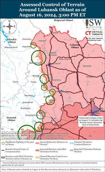 Окупанти просунулися під Часовим Яром, Торецьком та Покровськом: карти ISW
Окупанти просунулися під Часовим Яром, Торецьком та Покровськом: карти ISW