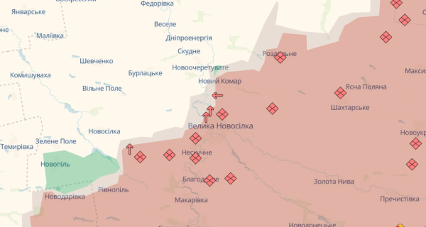 Є загроза оточення? Військові розповіли про ситуацію у Великій Новосілці
Є загроза оточення? Військові розповіли про ситуацію у Великій Новосілці