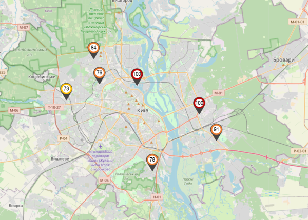 У Києві утримується високий рівень забрудненості повітря: де найгірша ситуація
У Києві утримується високий рівень забрудненості повітря: де найгірша ситуація