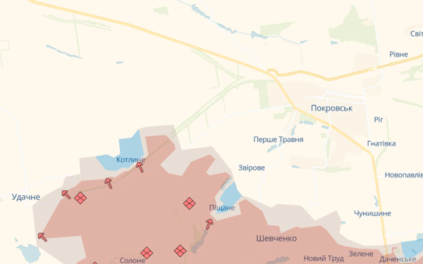 Українські військові повідомили, що взяли під контроль селище Котлине біля Покровська
Українські військові повідомили, що взяли під контроль селище Котлине біля Покровська