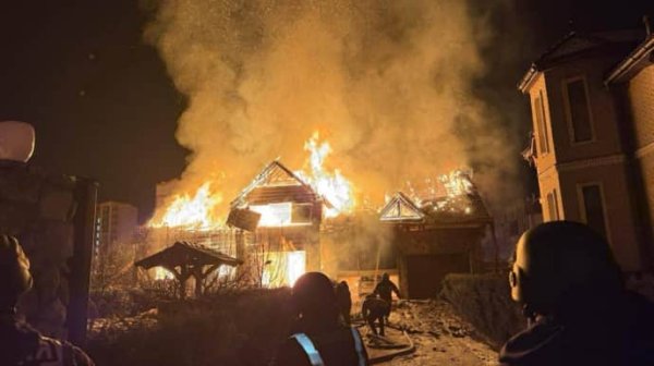 В результате российской атаки на Киевщине травмирована женщина, поврежден дом – ОВА В результате российской атаки на Киевщине травмирована женщина, поврежден дом – ОВА