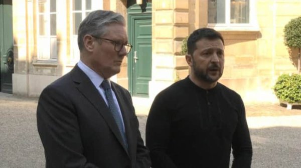 Зеленский и Стармер после саммита в Париже заявили, что снятие санкций с РФ не ко времени Зеленский и Стармер после саммита в Париже заявили, что снятие санкций с РФ не ко времени