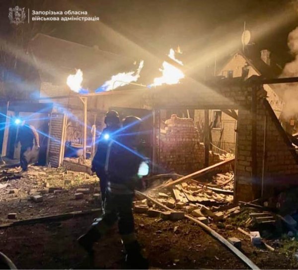 Из-за вражеского обстрела в Запорожье произошел пожар – Федоров Из-за вражеского обстрела в Запорожье произошел пожар – Федоров