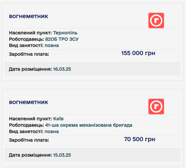 Військові вакансії на бойових посадах і в тилу. Чи є попит на роботу в ЗСУ
Військові вакансії на бойових посадах і в тилу. Чи є попит на роботу в ЗСУ