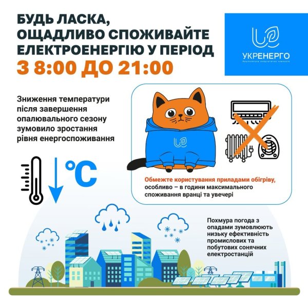 В Укренерго спростували застосування відключень світла і закликали економити електроенергію В Укренерго спростували застосування відключень світла і закликали економити електроенергію