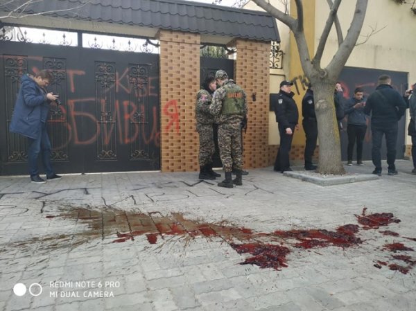 Убийство Гандзюк: в Херсоне забросали петардами дом Рищука Убийство Гандзюк: в Херсоне забросали петардами дом Рищука