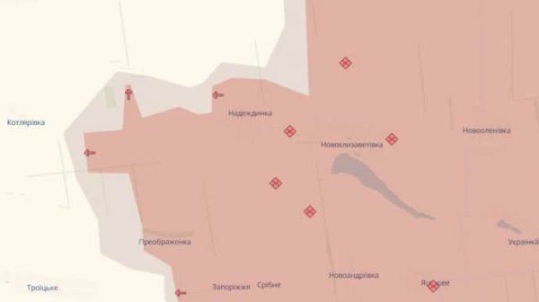DeepStatе: Россияне оккупировали Надиевку в Донецкой области DeepStatе: Россияне оккупировали Надиевку в Донецкой области