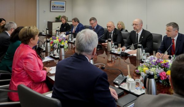 Шмигаль обговорив із главою МВФ підтримку України у 2025-2026 роках Шмигаль обговорив із главою МВФ підтримку України у 2025-2026 роках