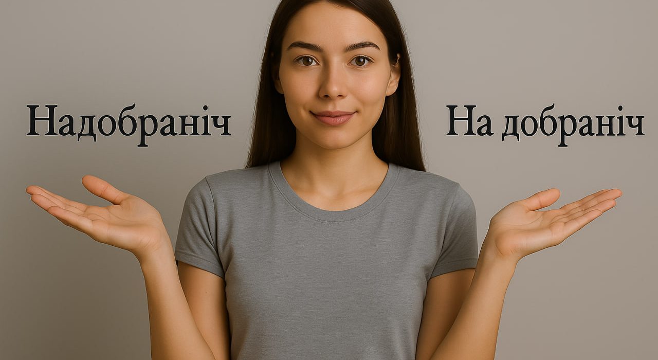 Як правильно «на добраніч» чи «надобраніч»