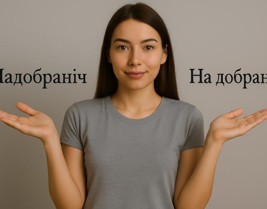 Як правильно «на добраніч» чи «надобраніч»
