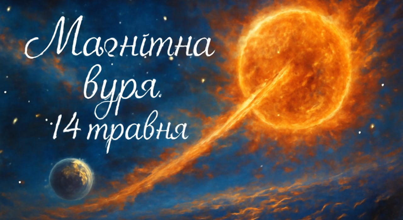 Магнітна буря 14 травня