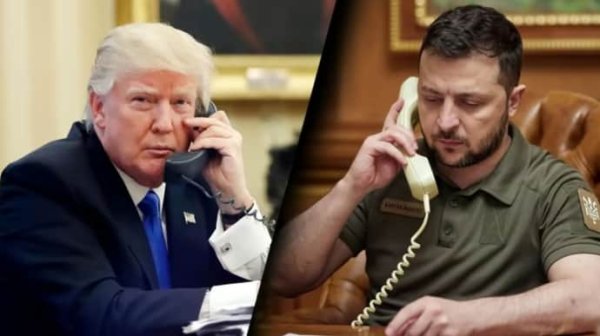 Трамп перед разговором с Путиным позвонил Зеленскому Трамп перед разговором с Путиным позвонил Зеленскому