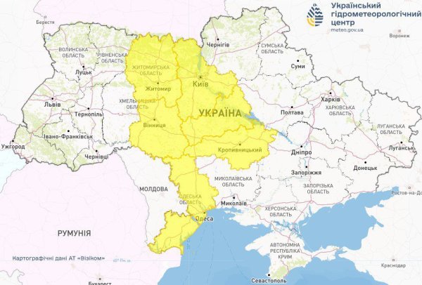 В Україні в неділю до +28°, у низці областей очікуються дощі з грозами та градом
В Україні в неділю до +28°, у низці областей очікуються дощі з грозами та градом