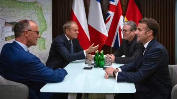Лидеры Германии, Франции, Польши и Великобритании направляются в Киев Лидеры Германии, Франции, Польши и Великобритании направляются в Киев