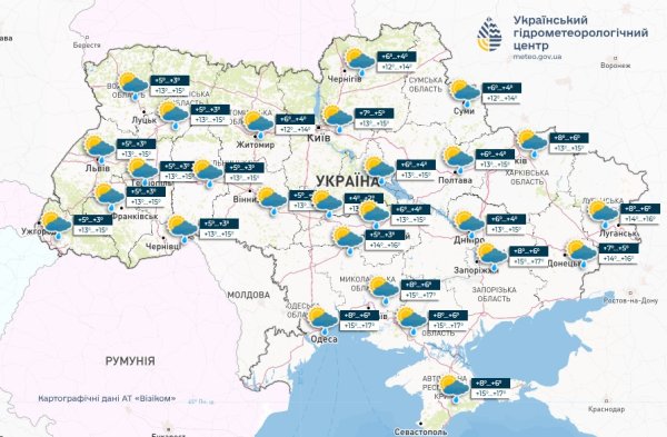 
Заморозки триватимуть. Де буде найтепліше 13 травня в Україні 
