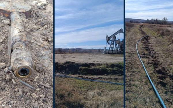 На Сумщині ліквідували незаконну врізку в нафтопровід на Великобубнівському родовищі
На Сумщині ліквідували незаконну врізку в нафтопровід на Великобубнівському родовищі