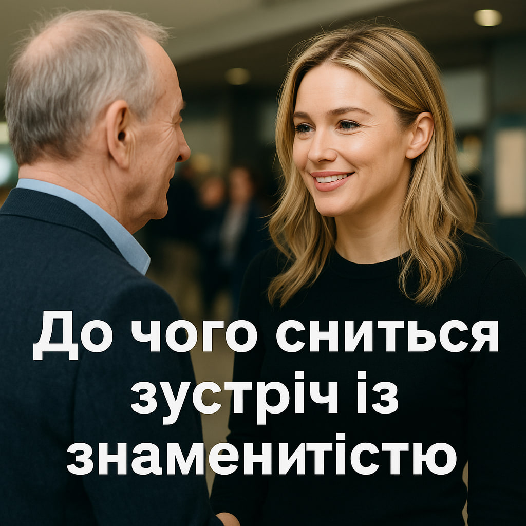 До чого сниться зустріч зі знаменитістю