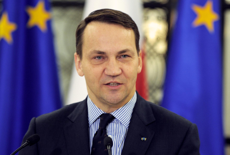 Міністр закордонних справ Польщі Радослав Сікорський заявив, що НАТО і ЄС мають розглянути можливість створення безпольотної зони над Україною.