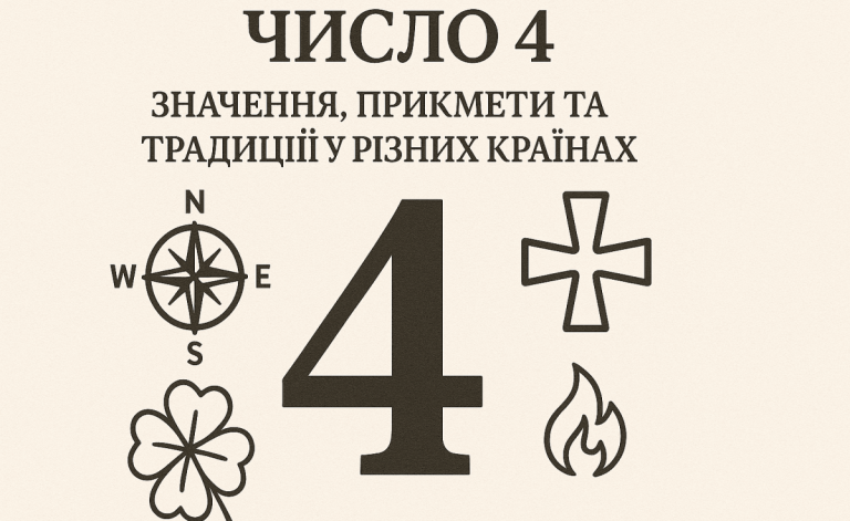 Число 4: значення у нумерології, прикмети й символіка у світі. Дізнайтеся, як його тлумачать у різних культурах та що воно означає у житті людини.