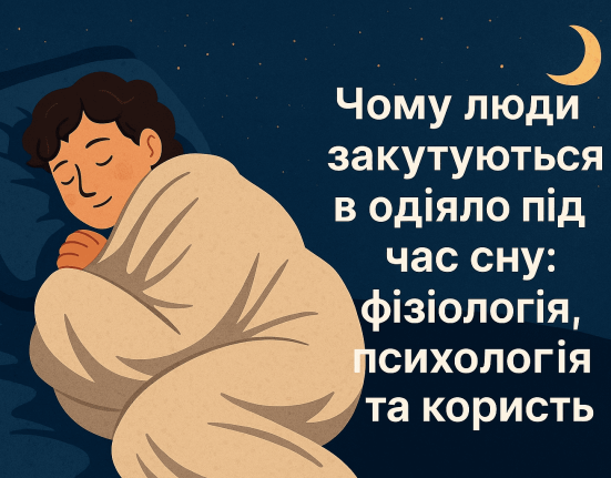 Чому ми накриваємось ковдрою навіть у спеку? Дізнайтесь про фізіологічні та психологічні причини, культурні традиції й користь сну під одіялом.