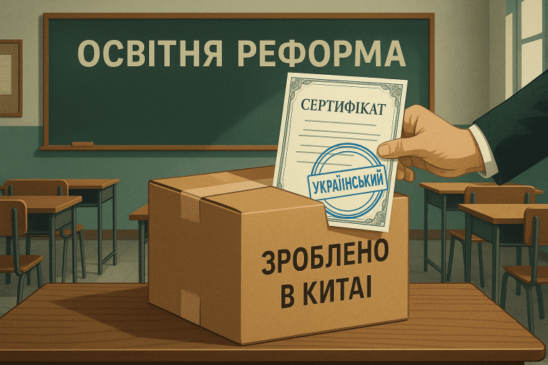 Освітня реформа 2025 на 2,8 млрд грн обернулася корупцією: китайське обладнання видають за українське, школи без модернізації.