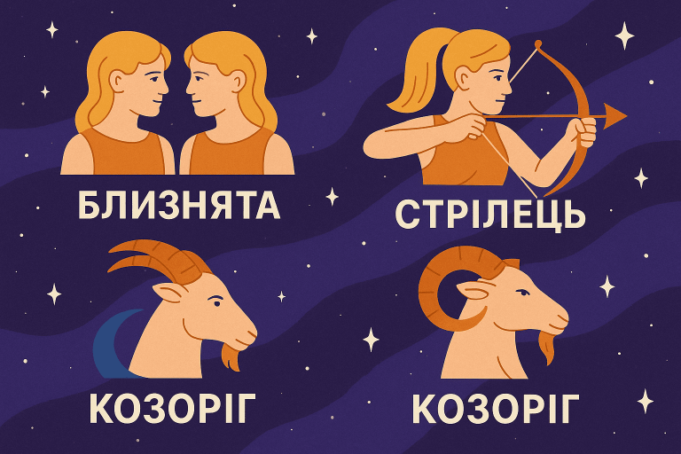Дізнайтеся, кому з Близнят, Стрільців і Козорогів принесуть удачу вихідні 20–21 вересня. Астрологи прогнозують фінансові сюрпризи, натхнення та сімейну гармонію.